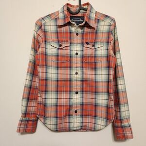 A&F Plaid Long Sleeve Button Down
